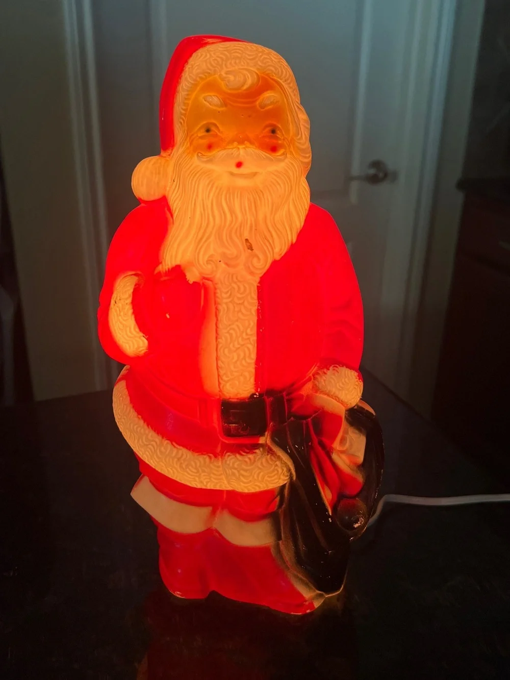 Vintage 1968 Empire SANTA CLAUS Christmas BLOW MOLD 13” Made In USA